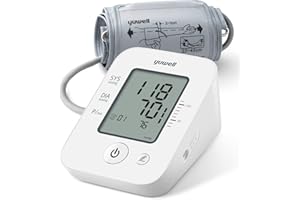 yuwell Misuratore di Pressione Arteriosa da Braccio, Sfigmomanometro Elettronico con Bracciale 22-45cm, Apparecchio Automatico per Misurare la Pressione Sanguigna per l'Uso Domestico (YE660D)