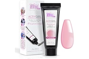 PICS NAILS Naturalny różowy akryl do paznokci - żel akrylowy do modelowania paznokci 15 g profesjonalny, długotrwały żel akrylowy do przedłużania paznokci do regeneracji, półtrwałego lakieru do paznokci