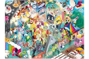 Big Potato Jigsaw Puzzle for Adults (1000 Pieces) Filled with 101 Riddles to Solve (Music Theme)