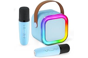 KIMIMARA Kids Karaoke Machines with 2 Microphones - Christmas Stocking Fillers Secret Santa Gifts for 5 6 7 8 9 10 Year Old Teenage Girl Boy Toys Birthday Presents