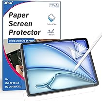 ESR 2 stuks Displaybeschermfolie voor iPad Air 11 inch M3/M2 (2025/2024), gehard glas, uitlijningsframe, krasbestendig, anti-vingerafdruk, HD-transparantie