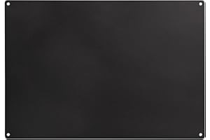 E-CONCRETO Magnettafel Magnetboard aus Metall - 58 x 40 Magnettafel Schwarz - Magnetwand inkl. Befestigung
