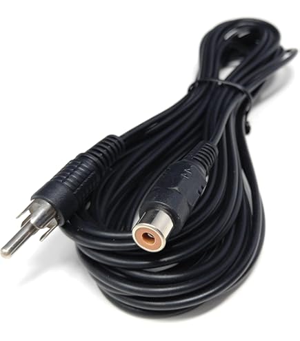 Duttek Stereo Audio naar RJ45 Vrouwelijke Kabel, 3,5 mm 4-polig Audio Signaal Over RJ54 Ethernet Cat5/6-Kabel Tegelijkertijd gebruikt, 30 cm/1 voet (1 paar