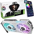 Galax GeForce RTX™ 4060 EX White 1-Click OC Graphics Card | Up to 2580 MHz, 8GB GDDR6, 128-bit, 3 x DisplayPort 1.4a, HDMI 2.1, PCI-E 4.0, NVIDIA DLSS 3 | 2X AI & Ray Tracing Performance