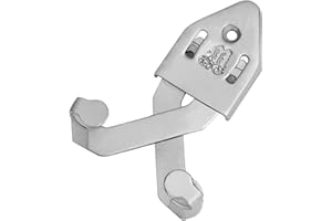 Mythrojan Metal Single Sword Wall Mount Vertical Sword Mount Display Wall Hanger Adjustable Multifunctional Mount Wall Decor Rack for Axe, Knives (Silver, 3")