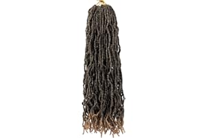 New Faux Locs Crochet Hair 24 Inch ShowJarlly 7 Packs Faux Locs Crochet Trecce Capelli Pre-lopped Goddess Locs Dreadlocs Capelli sintetici Estendere Soft Locs Intrecciare i capelli