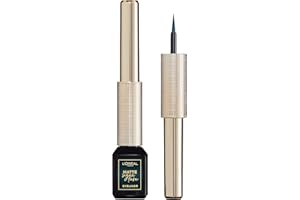 L'ORÉAL PARIS L’Oréal Paris, Delineador de Ojos Líquido Matte Signature Liner, Acabado Mate, Trazo Preciso, Larga Duración, Resistente al Agua, Tono Nu 04 Verde