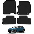 LUSSO Fully Tailored Carpet Floor Mats For Hyundai Kona 2017-2023 – Not For Hybrid Or EV, Deluxe Polyester
