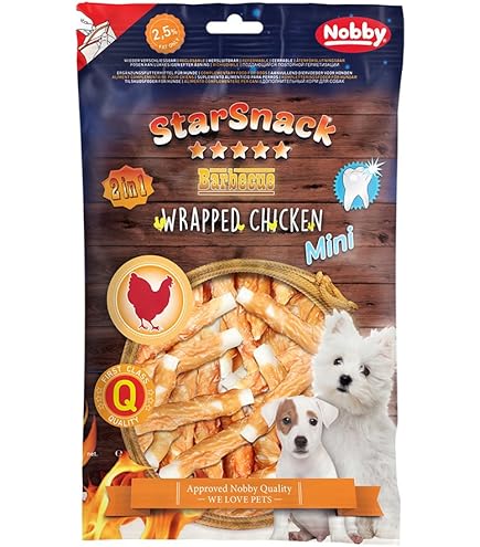 Nobby STARSNACK CHICKEN CHIP 375g - Snack Per Cani Con 82,4% Pollo, Basso Grasso - Foto 9