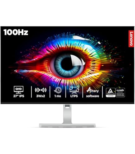 Lenovo Monitor ThinkVision P27h-30 27 inch Monitor : Amazon.in