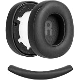 NovStrap JBL Tune 700BT 710BT 720BT 750BTNC 760NC 770NC ile Uyumlu Yedek Kulaklık Pedi S&uuml;ngeri + Kafa Bandı Seti SİYAH