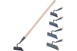 KADAX - Azada de jardín para aflojar, airear y jäten del suelo, para jardín, hoja de metal, accesorios de jardín, azada para eliminar malas hierbas, hierba