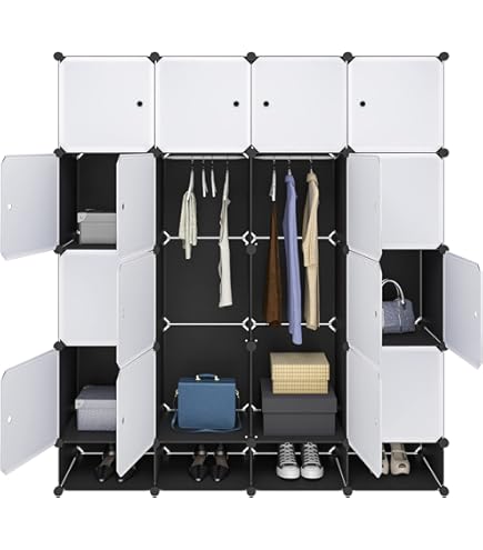 Armadio A 16 Cubi Portatile HOMIDEC - Organizza Spazi Con Style - Foto 3