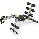 Wonder Core 2, Panca da Palestra Unisex, Macchina da Fitness con Sedile Girevole Integrato e Vogatore