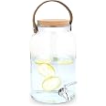 Distributore Bevande In Vetro 1 Gallone Con Rubinetto Acciaio Inox - Brocca Per Tè, Acqua, Sangria, Anti-perdite