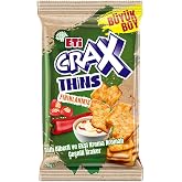 Eti Crax Thins Tatlı Biberli Ekşi Kremalı Kraker 70 x 12 Adet