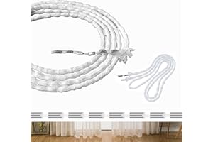 BSDYCL Curtain Weights for Hems, 5 Meter Curtain Weights Tape Durable and Elegant Curtain Weights Wire for Increasing Curtain Weight And Preventing Curtain Flapping