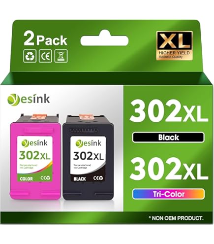 ZIPRINT Cartucce 302 XL Compatibili Per HP - Nero E Colore Ad Alta Resa Per Stampanti Officejet E Deskjet - Foto 2