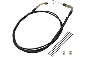 YGQ 78 inch Throttle Cable for GY6 50cc 80cc 90cc 110cc 125cc 150cc 139QMB 157QMJ 4 Stroke Scooters ATVs Go Kart Pit Dirt Bike Motorcycles Moped Buggy Baja TaoTao Jonway Roketa