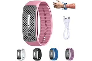 PNEDEODM 2 Stück Matteo Ultraschall-Körperform-Armband, UltraSonic LymphDrainage Slimfit-Armband, Magnetarmband für alle Männer und Frauen (Rosa)