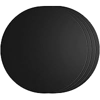 SPGOOD BBQ Grillmatte 4er Set rund Ø 40CM Teflon grillmatten gasgrill Grill matten grillplatte 100% Antihaft PFOA-Frei…