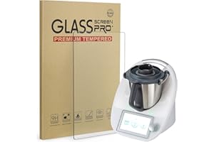 Displayschutzfolie für Thermomix TM6, Ancable 1 Stück 9H Panzerglasfolie kompatibel mit Thermomix TM6 Display Schutzfolie, Langlebig Kratzfest Thermomix Zubehör