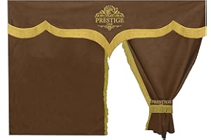 Rideaux DE LIT PRESTIGE LINE TIR/Camion (Mercedes, Man, DAF, Scania, IVECO, Volvo, Renault, Ford) (Brun)