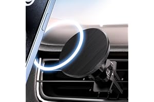 BHHB Mocny magnetyczny uchwyt na telefon komórkowy do samochodu, wentylacja – obracany o 360° uchwyt samochodowy Mag-Safe uchwyt samochodowy na telefon komórkowy, nadaje się do iPhone 16/15/14/13/12