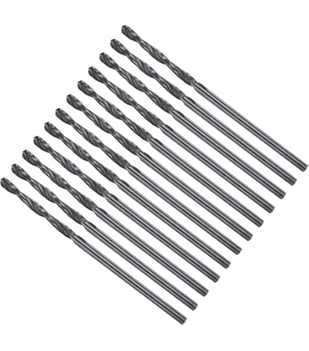 10 Pack High Speed Steel Twist Drill Bits - Size #79 (0.015 Inch) For Jewelry Making & Precision Work