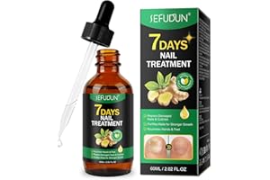 CIAIPLW Fungal Nail Treatment, Ginger Nail Fungal Treatment For Finger & Toenail, Multi-Purpose Nail Repair, Nail Solution for Discolored, Damaged Nails and Thick Toenails, 60ml