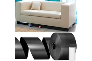 GIONAR 10 m sotto il divano giocattolo Blocker regolabile Gap Bumper Connettori sezionali per divani scorrevoli Protezione paraurti per evitare che le cose scivolino sotto il divano e i mobili (include 0,5