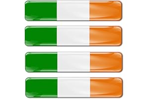 Biomar Labs® 4 x 3D Flexibles Autocollant Stickers National Drapeaux Irlande Irlandais Ireland F 12