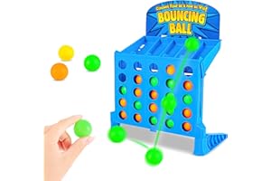 BRISKORE Bounce Off Party Game Jumping Ball, Schüsse Bounce Spiel Bouncing Ball 4 Shots Game Tischspiel Bounce Off Game Desktop HüpfballJumping Ball Tabletop Ping Pong Spielballspiel Tischspiele