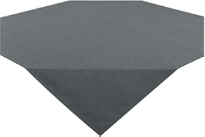 TISCHDECKENSHOP24 Tischdecke Wien, Moderne und fleckabweisende Mitteldecke für das ganze Jahr, anthrazit, 85x85 cm