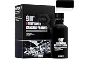 ELIISKINN 9H+ Nano Ceramic Coating Kit - Liquid Glass Car Coating -Premium Anti-Scratch & Super Hydrophobic Liquid Paint Sealant Protection for Cars - Care Polish for Cars, Boats, Motorcycle & More -50ml