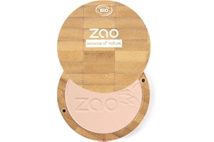 ZAO ESSENCE OF NATURE Polvo compacto ZAO Polvo compacto capuchino 304, en lata de bambú rellenable