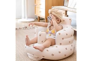 JIAMIAN Asientos Inflables Para Bebés, Sillas Portátiles Para Bebés, Taburete Inflable Para Sofás Para Bebés, Asientos Inflables Para Bebés Sentados, Cojines De Percepción Para Bebés