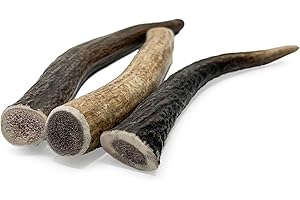 Treaby XS Deer Antler Chews for Dogs – Pack of 3 | Extra Small Puppy & Toy Breed Natural Chews (7–9cm) | Long-Lasting, Odourless, Grain-Free & Sustainably Sourced | Dental Support & Safe Chewing