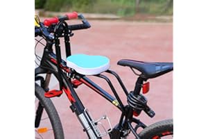 Honeyhouse Siege Velo Enfant Avant | Sécurité Siège de Vélo Avant avec Accoudoir et Pédale | Siège Avant Coussin de Selle pour Enfant de 2 à 6 Ans, Max 50KG