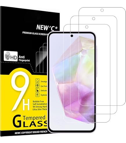 2 Pezzi Vetro Temperato 9H Per Huawei Mate 9 - Pellicola Protettiva HD Chiaro 0,33mm, Anti Graffio (E-Hamii)