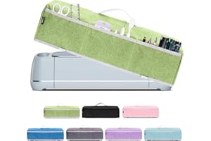 Ginsco Cricut Machine Cover, Waterproof, Polyester, Green