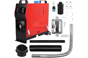 DOCAS Calentador de Aire Diésel 12 V 5 kW Calefacción Estacionaria Diésel para Coche Barcos Camiones RV Autobús（patrón 2）