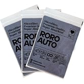 Roro Auto Fuji 3'l&uuml; Mikrofiber Ara&ccedil; Kurulama Seti 40x40 Gri