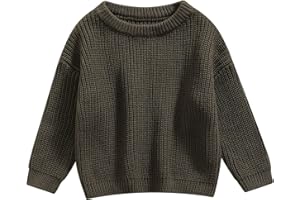 L&ieserram Baby Girl Boy Knitted Jumper Sweater Newborn Kids Long Sleeve Knitwear Toddler Casual Top Clothes Children's Pullover Outfit Autumn Winter 0-5 Years