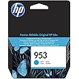 HP 953 Cyan Original Ink Cartridge – Cartouche d'encre pour imprimantes (Cyan, Standard, HP, -40 – 60 °c, officejet pro 8210 