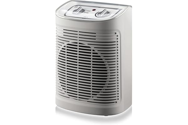 Rowenta Chauffage soufflant, Usage salle de bain, 2 réglages, Silencieux, Compact, Mode éco, Transport et rangement faciles, Grande diffusion de la chaleur, Instant Comfort Aqua SO6510F2