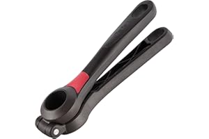 ‎TEFAL Tefal Ingenio Wyciskarka do Czosnku, Stal Nierdzewna, Czarny/Czerwony, 25.74 x 10.2 x 4.63 cm