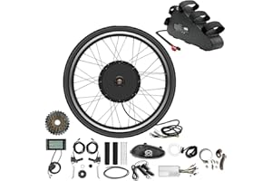 WR-TEAM 48V 27.5'' 1000W Rear wheel eBikes Conversion Kit Hub Motor and 48V 20Ah Triangle Battery, Electric Bicycle Motor,E-bike Cycling Hub with Controller, Bike Bicycle Conversion Tool Kit