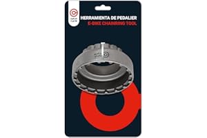Optio Cycle Center Lock Llave – Herramienta Pedalier para Shimano | Llave Eje Pedalier Bicicleta para Montaje y Desmontaje | Compatible con Shimano Center Lock y Discos de Freno
