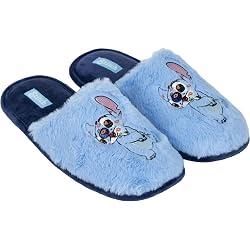 Pantuflas Stitch Officiel - Chaussons Enfant Doux, Antidérapants, Licence Disney, Garçons Et Filles
